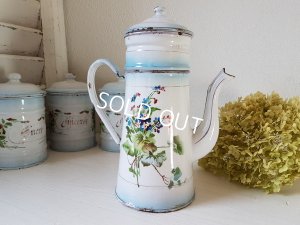 画像1: Japy勿忘草柄コーヒーポット