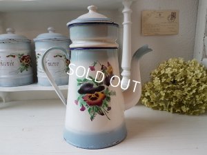 画像5: Japyダブルパンジー柄コーヒーポット