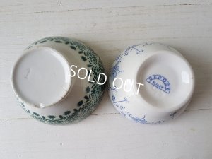 画像2: モロッコ柄とサクソニー柄カフェオレボウルセット