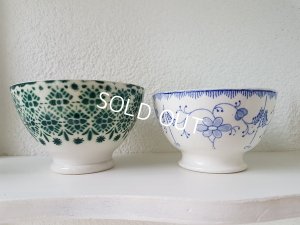 画像5: モロッコ柄とサクソニー柄カフェオレボウルセット