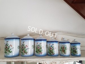 画像7:  Japy勿忘草柄キャニスター