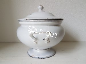 画像6: ホーロー花柄スーピエール