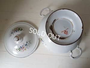 画像11: ホーロー花柄スーピエール