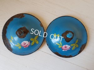 画像12: ホーローローズと小鳥柄キャニスター