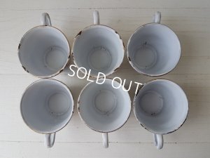 画像2: ホーローローズ柄コーヒーセット