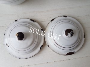 画像7: ホーロー白キャニスター