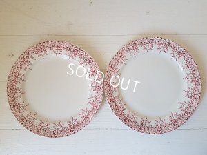 画像2: サルグミンヌ赤い花柄Florineプレートセット