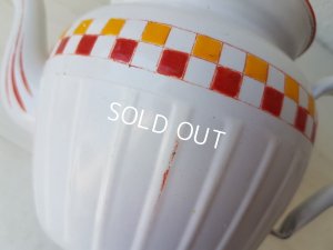 画像19: BB赤とイエロー格子柄キャニスターセット