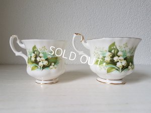 画像10: ロイヤルアルバートすずらん柄カップ&ソーサー