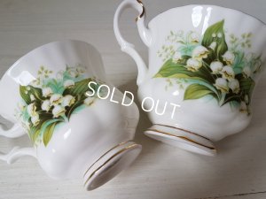 画像15: ロイヤルアルバートすずらん柄カップ&ソーサー