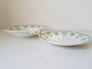 画像7: マーストリクト窯リボンとローズ柄プレートセット