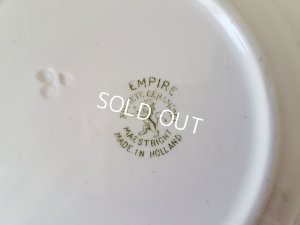 画像10: マーストリクト窯リボンとローズ柄プレートセット