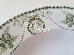 画像4: マーストリクト窯リボンとローズ柄プレートセット