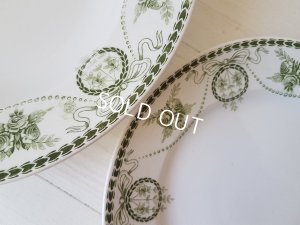 画像6: マーストリクト窯リボンとローズ柄プレートセット