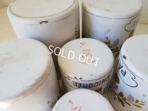 画像18: BF手描き花柄キャニスター6P