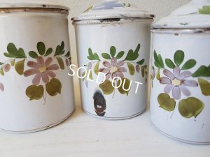 画像9: BF手描き花柄キャニスター6P
