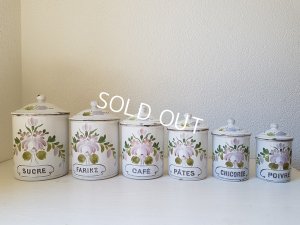 画像2: BF手描き花柄キャニスター6P