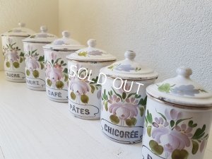 画像3: BF手描き花柄キャニスター6P