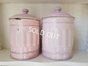 画像8: ホーローピンクキャニスター