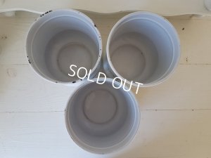 画像5: フレンチ白いキャニスター3P