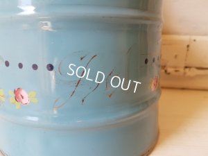 画像4: ホーロー製手描きローズ柄セル缶