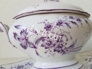 画像3: 陶器花柄ソーシエ