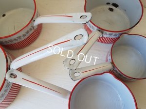 画像10: BBローズガーランド赤片手鍋セット