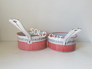 画像14: BBローズガーランド赤片手鍋セット