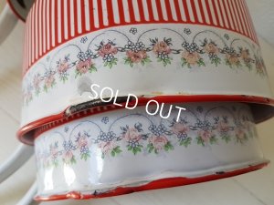 画像3: BBローズガーランド赤片手鍋セット