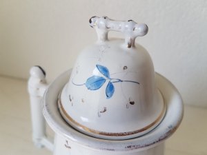 画像20: ホーロー手描き花柄ティーセット