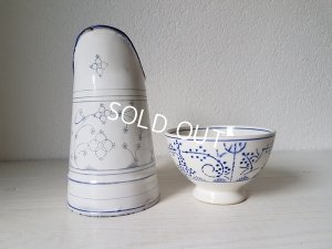 画像5: サクソニー柄カフェオレボウルとジャグセット