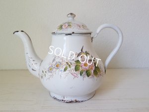 画像7: BWホーロー花柄ポット