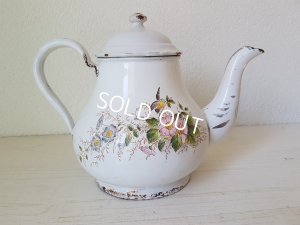 画像9: BWホーロー花柄ポット