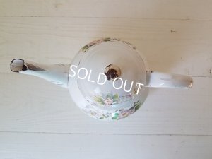 画像6: BWホーロー花柄ポット