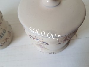 画像17: アンティークホーロー小花柄キャニスター