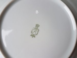 画像12: Bavaria Schumannローズ花かご柄プレート