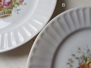 画像15: Bavaria Schumannローズ花かご柄プレート