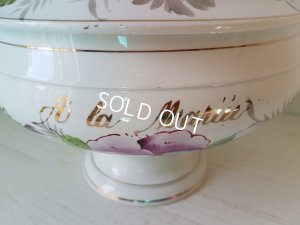 画像18: Moulin Des Loups&Hamage陶器パンジー柄スーピエール