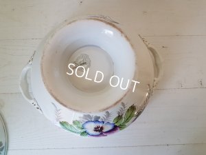 画像7: Moulin Des Loups&Hamage陶器パンジー柄スーピエール