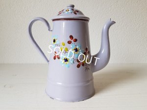 画像4: アンティ―クホーロー花柄コーヒーポット