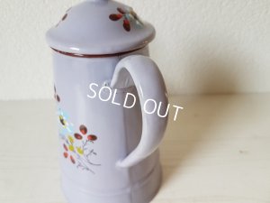 画像6: アンティ―クホーロー花柄コーヒーポット