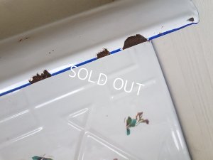 画像9: アンティ―クホーローJapyすみれ柄レードルラック