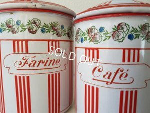 画像2: BB赤ストライプローズガーランドキャニスター