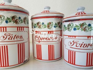 画像3: BB赤ストライプローズガーランドキャニスター