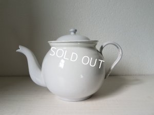 画像6: アンティ―クホーロー白ティーポット