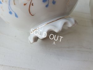 画像11: フリルフット花柄カフェオレボウル