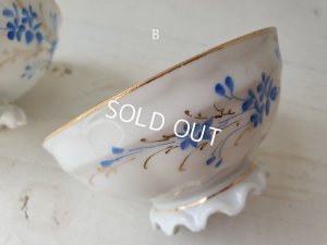 画像14: フリルフット花柄カフェオレボウル