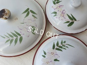 画像12: アンティ―クホ―ロ―花柄キャニスター