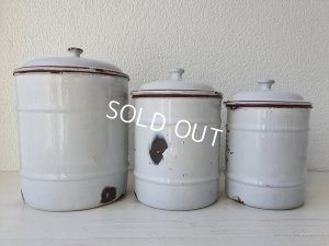 画像14: アンティ―クホ―ロ―花柄キャニスター