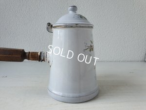 画像10: BFローズ柄ホーローチョコレートポット